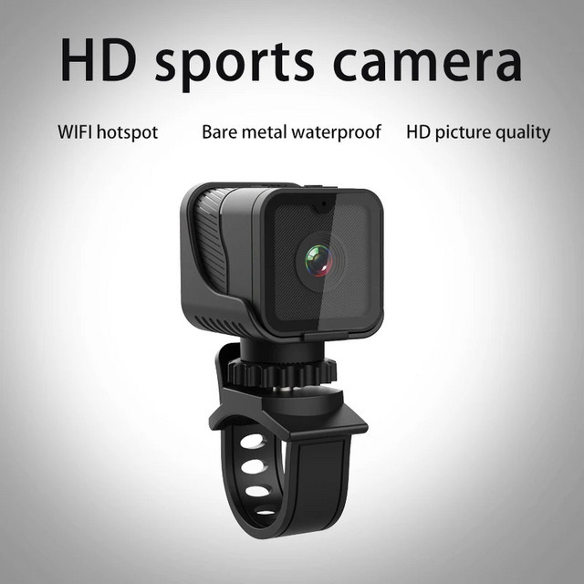 POVCAN Action Camera WiFi Mini-DV Kamera 1080P Schwarz - Bild 1