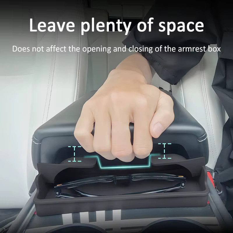 Tesla Zentrale Steuerung Armlehne Box für Modell 3 und Modell Y in Schwarz - Bild 3