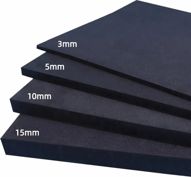 SIBEISUO EVA-Schaumstoffplatte zur Schallabsorption und Isolierung, Farbe: Weiß, Dicke: 3 mm, 5 mm, 10 mm oder 15 mm - Bild 1