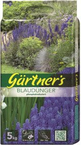 Gärtner's Blaudünger 12+6+15+2 phosphatreduziert für alle Gartenpflanzen 5 kg - Bild 1
