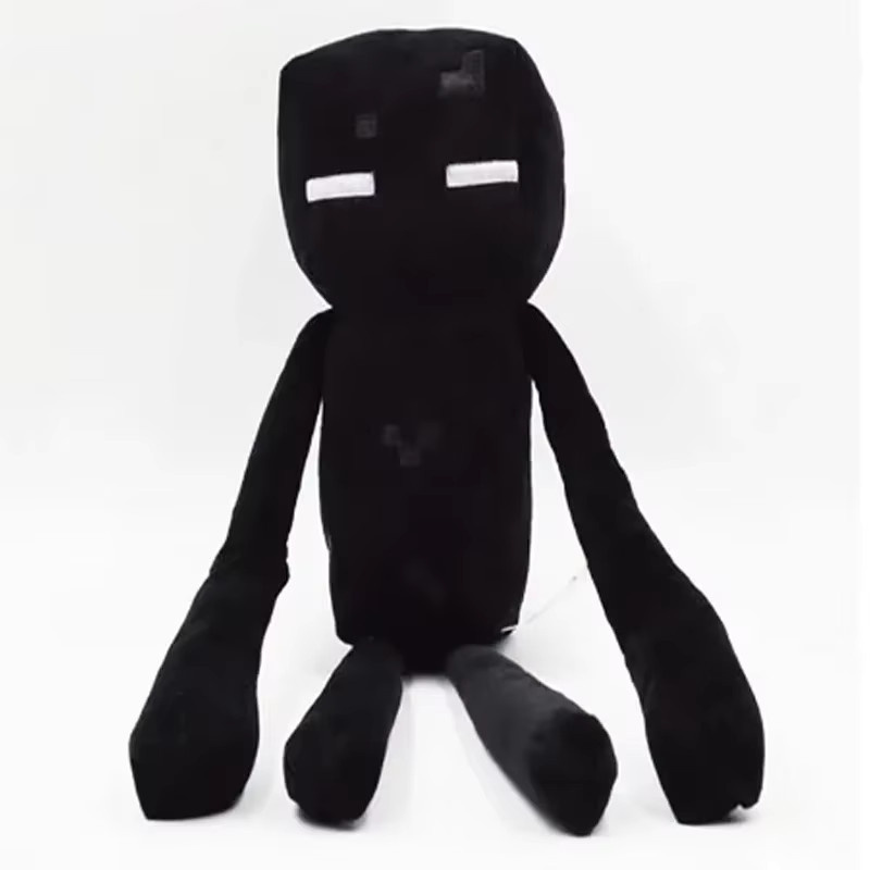 SHAN JI X Minecraft Enderman Plüschtier, 26 cm, Schwarz - Bild 3