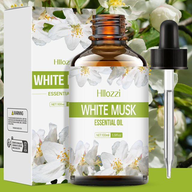 Hllozzi White Musk Ätherisches Öl für Hautpflege und Diffusor - Bild 1