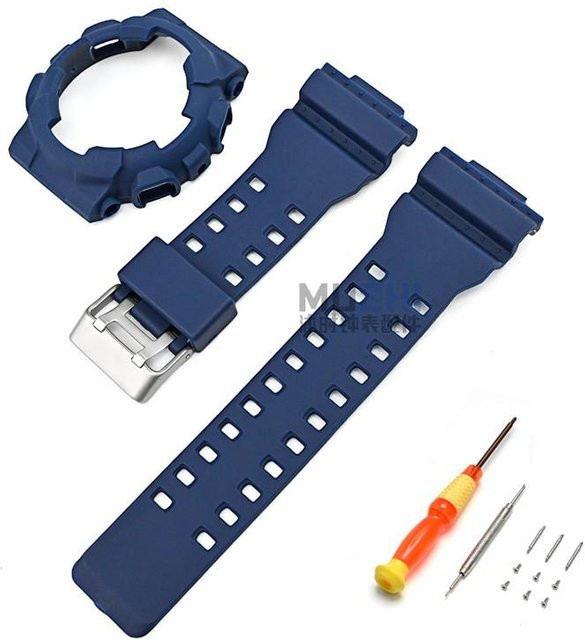 Uhrenarmband Casio G-Shock, Silikon, Blau, Herren - Bild 1