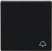 Busch-Jaeger Wippe für Klingel mit Aufdruck 2520 Symbol in Schwarz Matt - Bild 1