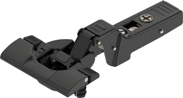 Blum Clip Top Blumotion Profiltürscharnier Gekröpft mit Feder, 95 Grad, Onyx Schwarz Matt, Inserta - Bild 1