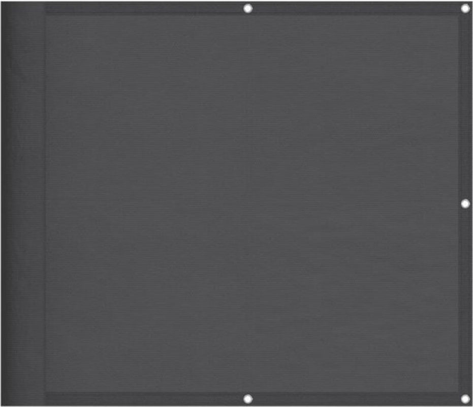 Vidaxl Balkonsichtschutz aus Polyester-Oxford in Anthrazit, Breite: 90 cm, Länge: 700 cm - Bild 1