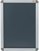 Nobo Bilderwechselrahmen Premium Plus DIN A3 in Silber/Grau, B/H/T: 33,9 x 46,3 x 1,7 cm - Bild 1