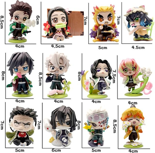 Bandai Demon Slayer Tanjiro Kamado & Nezuko Anime-Figur Blind Box, Einzelfigur - Bild 1
