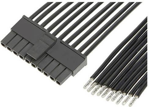 Molex 214751-2103 Steckverbinder in Schwarz mit Goldkontakten - Bild 1
