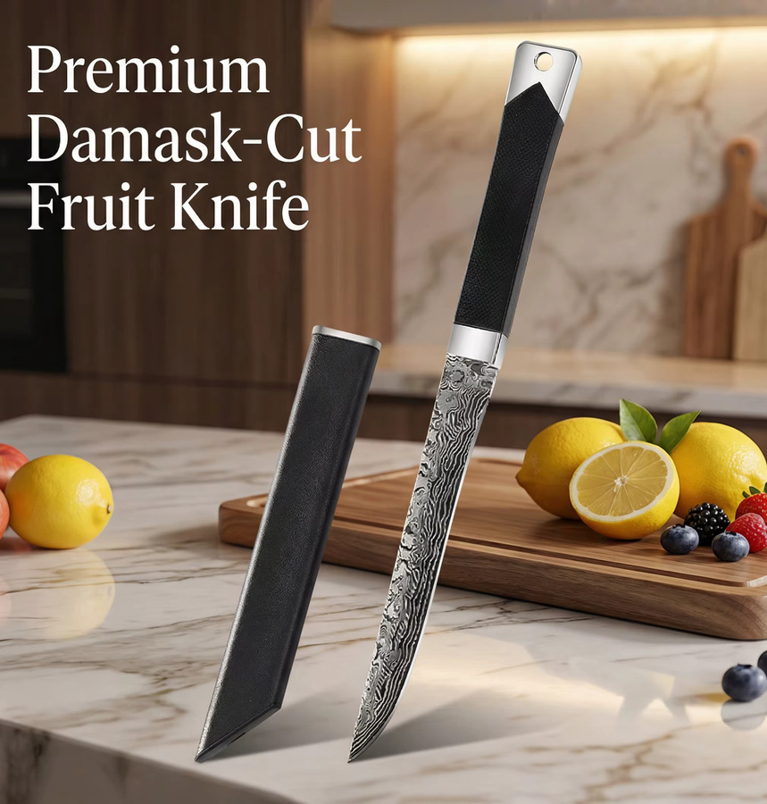 ALLWIN HOUSEWARE W Paring Knife aus Edelstahl in Silber mit Schutzhülle - Bild 2