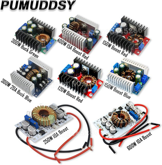 PUMUDDSY DC-DC Boost Converter Step Down Buck in Multicolour - Bild 1