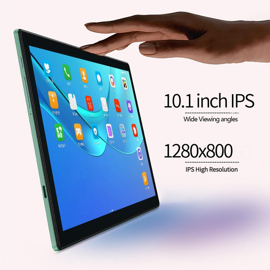 BDF Tablet P50 mit 10,1 Zoll HD IPS Bildschirm, Android 13, 8GB RAM, 256GB Speicher, 4G Netzwerk, 8000mAh Akku, Grün - Bild 5