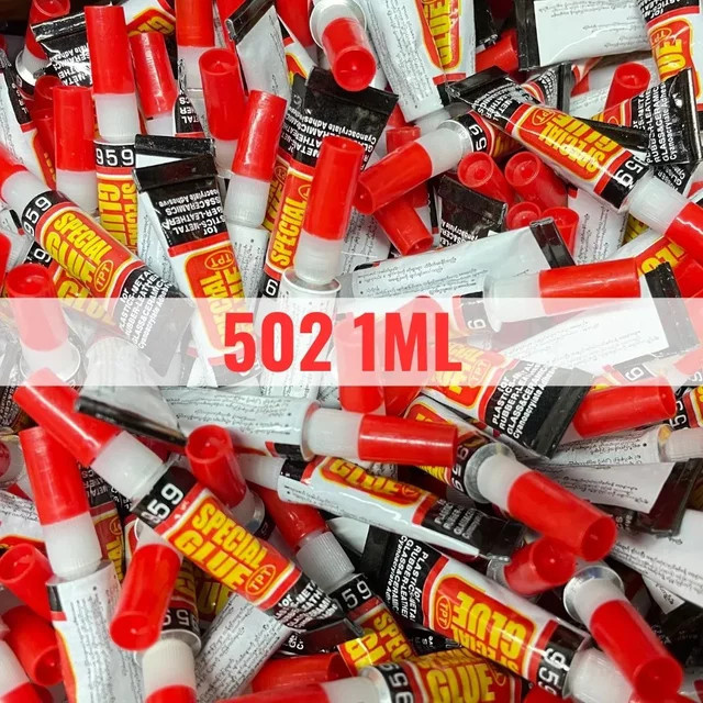 Schreibwarenladen 502 Cyanacrylat-Kleber, transparenter Epoxidharz-Sofortkleber für Holz, Gummi und Metall - Bild 1