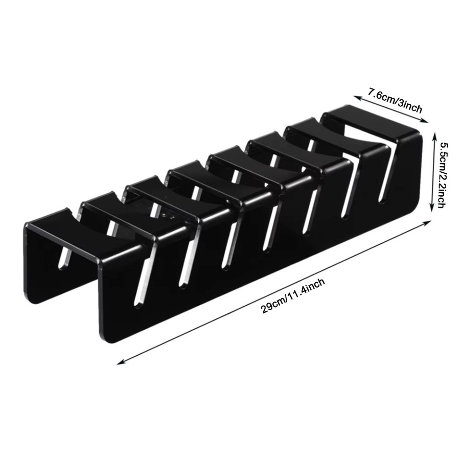 Shunmaii Hut-Display-Organizer aus Acryl für Baseballkappen, freistehend, Farben: Transparent oder Schwarz - Bild 5