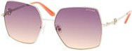 Guess GU 00285 Sonnenbrille, Vollrand, Quadratisch, Metall, Silber, Purple, Damen - Bild 1