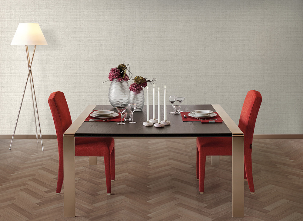 Armani Casa Tapete Brooklyn 9810 in Grau und Beige mit abstraktem Design aus Vinyl - Bild 1