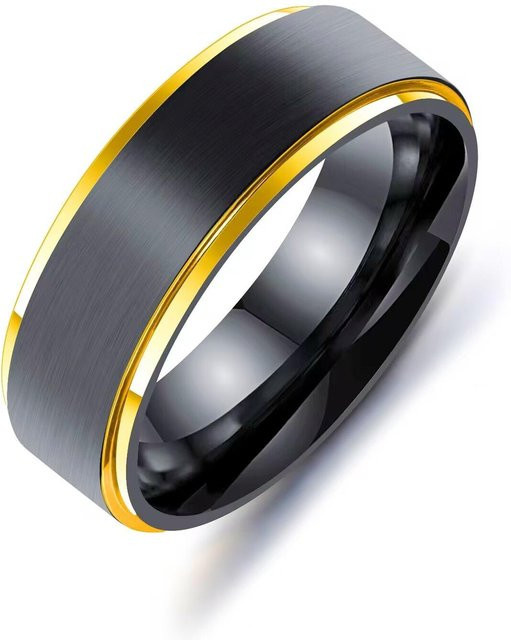 TICIFY Herrenring Edelstahl, Schwarz, Herren - Bild 1