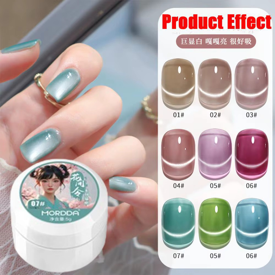 MAFANAILS Gel-Nagellack, Magnetischer Seidensatin-Effekt, 5 ml - Bild 2
