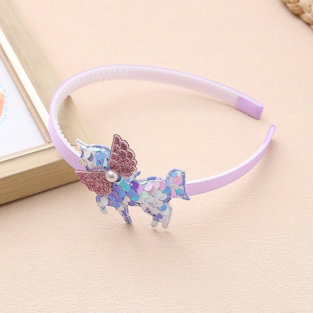 SWEET FIRST LOVE Haarbänder, Einhorn, Pailletten, Kinder - Bild 1