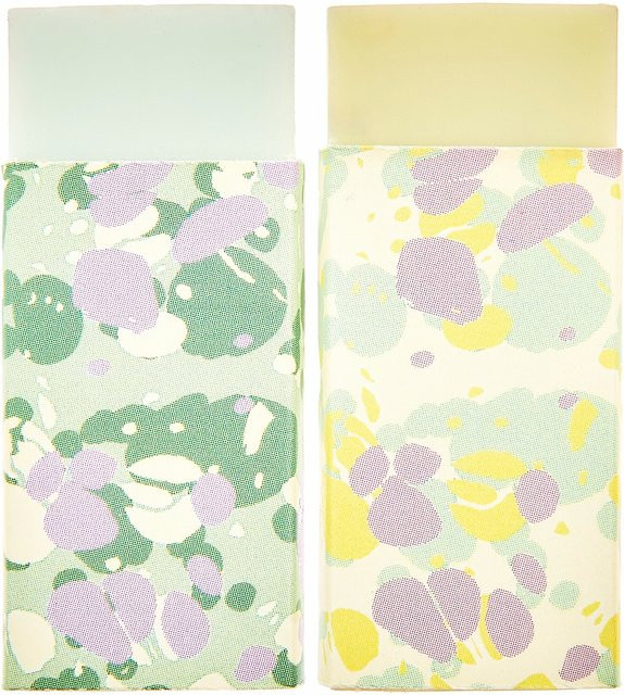 Rico Design Paper Poetry Radiergummi Set in Mint und Gelb, 2 Stück - Bild 1