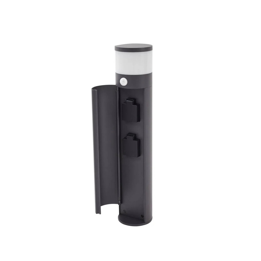Lucande Außenleuchte Corban Modern aus Aluminium in Schwarz mit Bewegungsmelder und G9 Fassung, IP44 - Bild 2