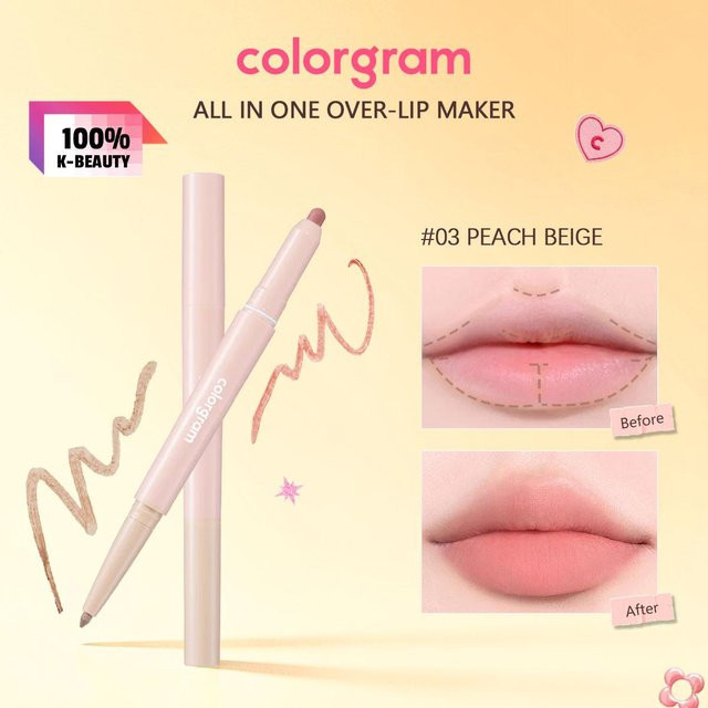 COLORGRAM All In One Oberlippen-Maker, Pfirsichton, Creme, Matt - Bild 1