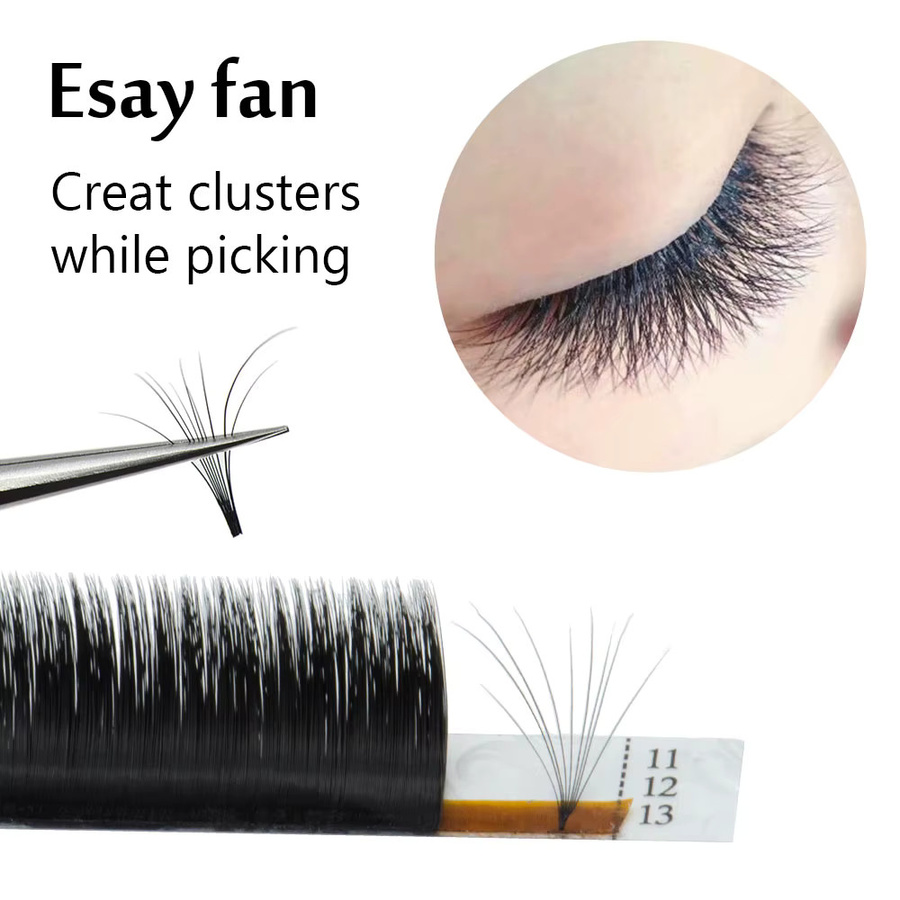 Nagaraku Blossom Bloom Mega Volume Mink Fast Fanning Lashes, Black, Unisex - Bild 5