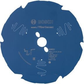Bosch Expert for Fibre Cement Kreissägeblatt mit Diamantbesatz, Blau, Durchmesser: 260 mm, Bohrung: 30 mm, Dicke: 2,4 mm - Bild 1