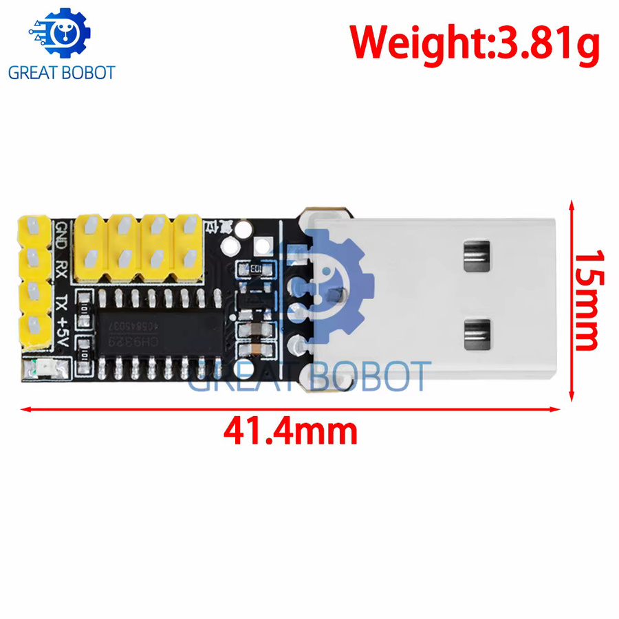 CH9329 Modul UART/TTL Serieller Port zu USB HID Konverter für Tastatur und Maus in der Game Development Box von baishundianzi - Bild 2