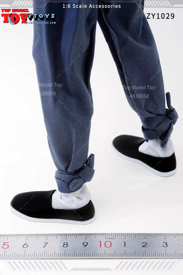 ZYTOYS ZY1029 Chinesische Kung Fu Ye Wen Modell Schuhe, Zubehör, Schwarz - Bild 3