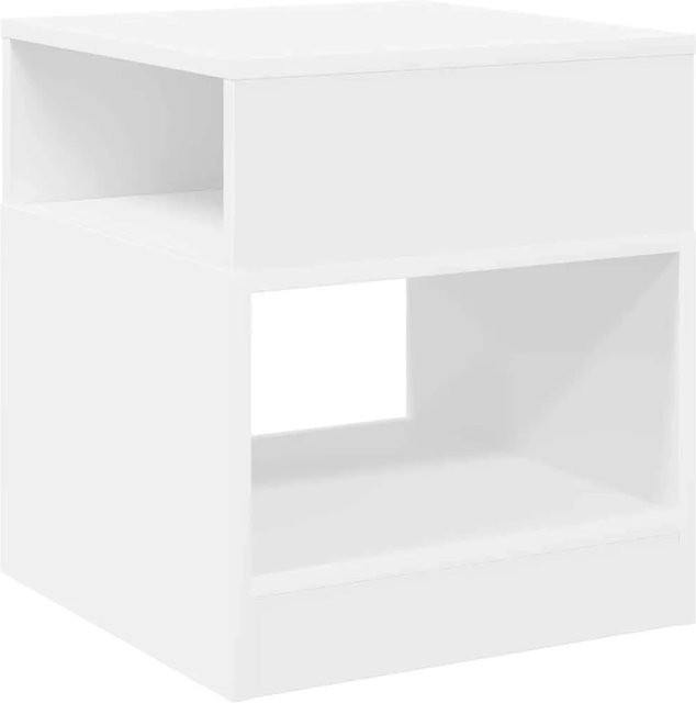 vidaXL Beistelltisch modern in Weiß aus Holzwerkstoff, B/T/H: 40,0 x 40,0 x 45,0 cm - Bild 1