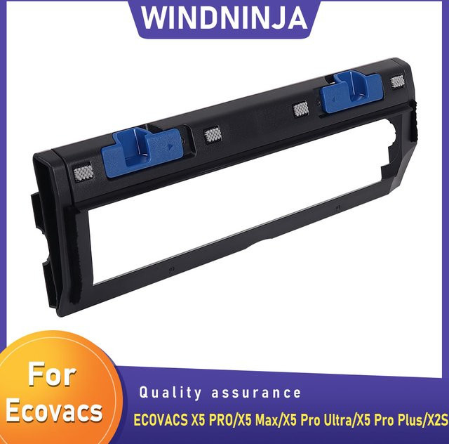 Ecovacs Hauptbürstenabdeckung Ersatzteil in Schwarz aus Kunststoff für X5 PRO, X5 Max, X5 Pro Ultra, X5 Pro Plus und X2S Saugroboter - Bild 1