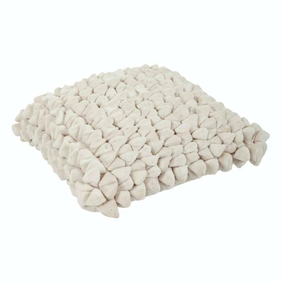 Haans Lifestyle Kissen Pebble weiß B/B/H: 45 x 45 x 45 cm - Bild 1