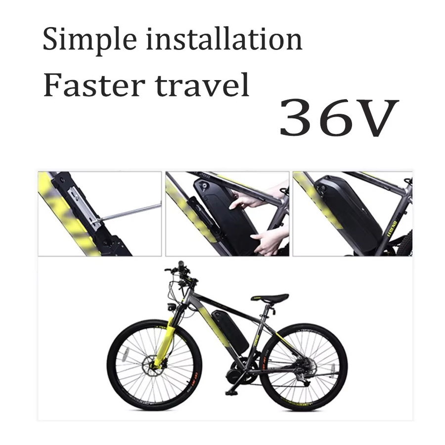 Bafang Hailong 36V Akku für BBS02 BBS03 BHSD Motoren inklusive Ladegerät, Schwarz - Bild 5