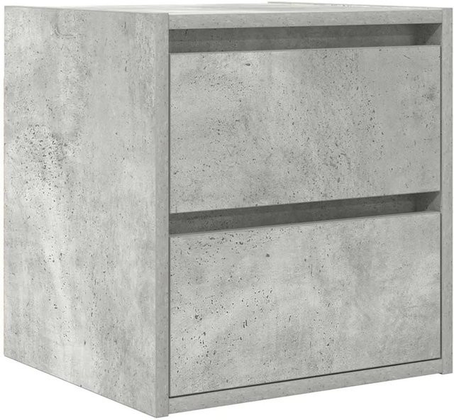 vidaXL Wand-Nachttisch in Betongrau, B/T/H: 38 x 34 x 40 cm - Bild 1