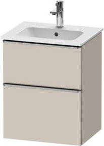 Duravit Waschtischunterschrank D-Neo in Beige Matt, B/T/H: 51 x 40,2 x 62,5 cm - Bild 1