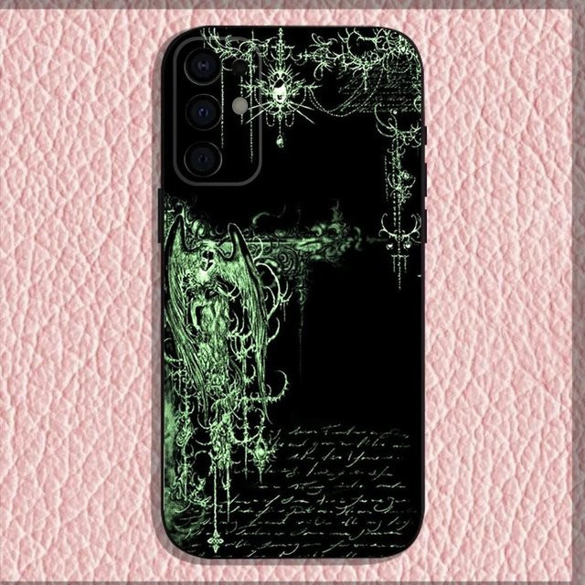 Gotische Cyber-Sigil Handyhülle für Samsung Galaxy S20 FE in Schwarz - Bild 1