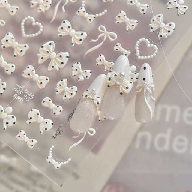 Rhstoe Nagelsticker, Weiß, Glänzend - Bild 1