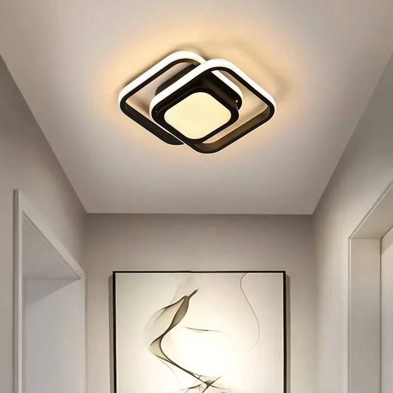 TRAZOS Moderne LED Deckenleuchte in Weiß mit Neon Flex für Schlafzimmer und Esszimmer - Bild 3