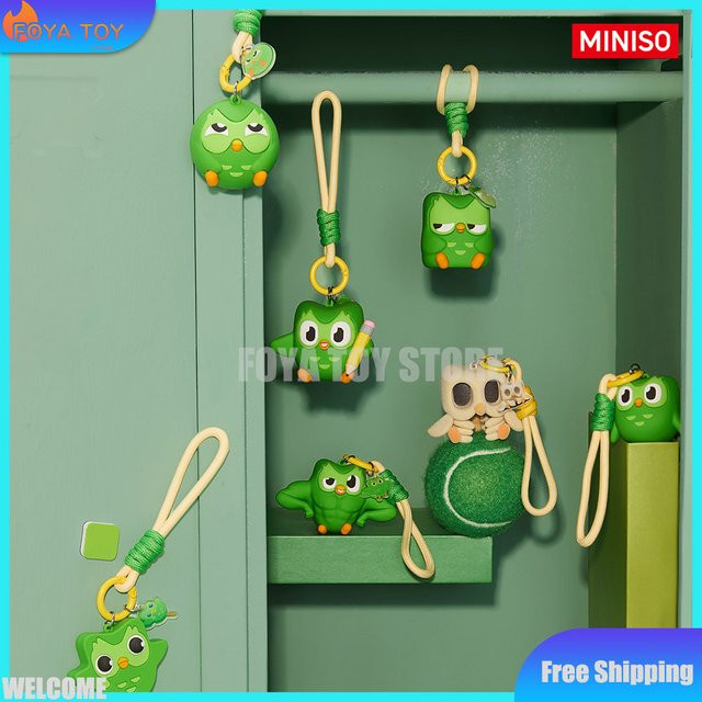 MINISO Duolingo Duftanhänger-Serie, Baumwoll-PVC-Puppe, Mystery Box - Bild 1