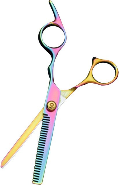 Koogeelife Haarschneideschere, pink - Bild 1