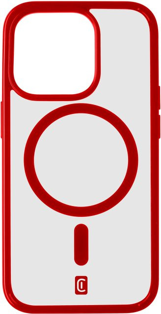 Pop MagSafe Case MAG Handyhülle für Apple iPhone 15 Pro in Rot/Transparent - Bild 1