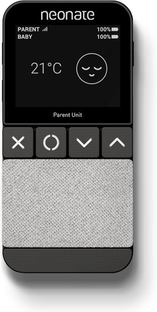 Neonate Babyphone N65 strahlungsarm in Grau mit Temperaturanzeige und Gegensprechfunktion - Bild 1