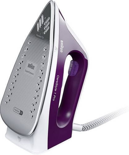 Braun CareStyle 1 IS 1514VI Dampfbügelstation in Weiß und Violett - Bild 2
