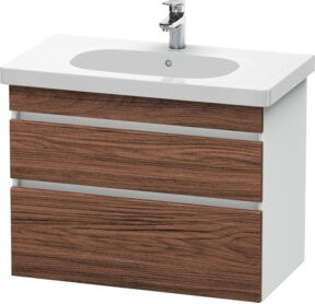 Duravit Waschtischunterschrank DuraStyle in Weiss, B/T: 80 x 45,3 cm, wandhängend mit 2 Schubladen - Bild 1