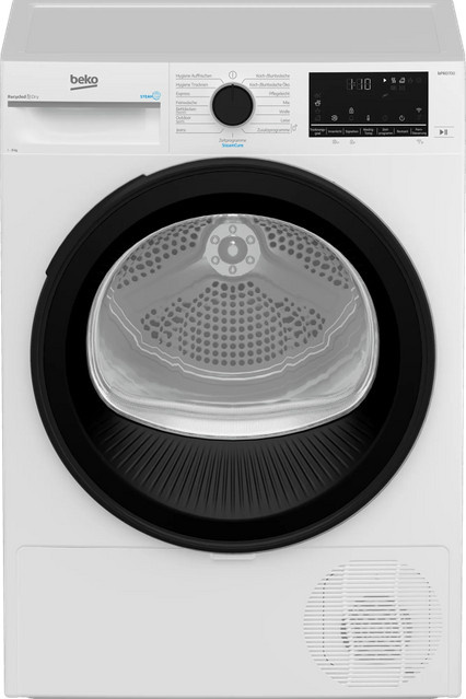 Beko B7TDT8820A Waschtrockner mit Wärmepumpe, Weiß, 8 kg Kapazität - Bild 1