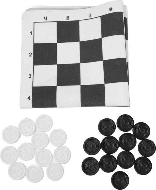 Fishine Dame-Set, Brettspiel, Schwarz - Bild 1