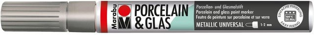 Marabu Porcelain & Glass Painter Tinte in Silber - Bild 1