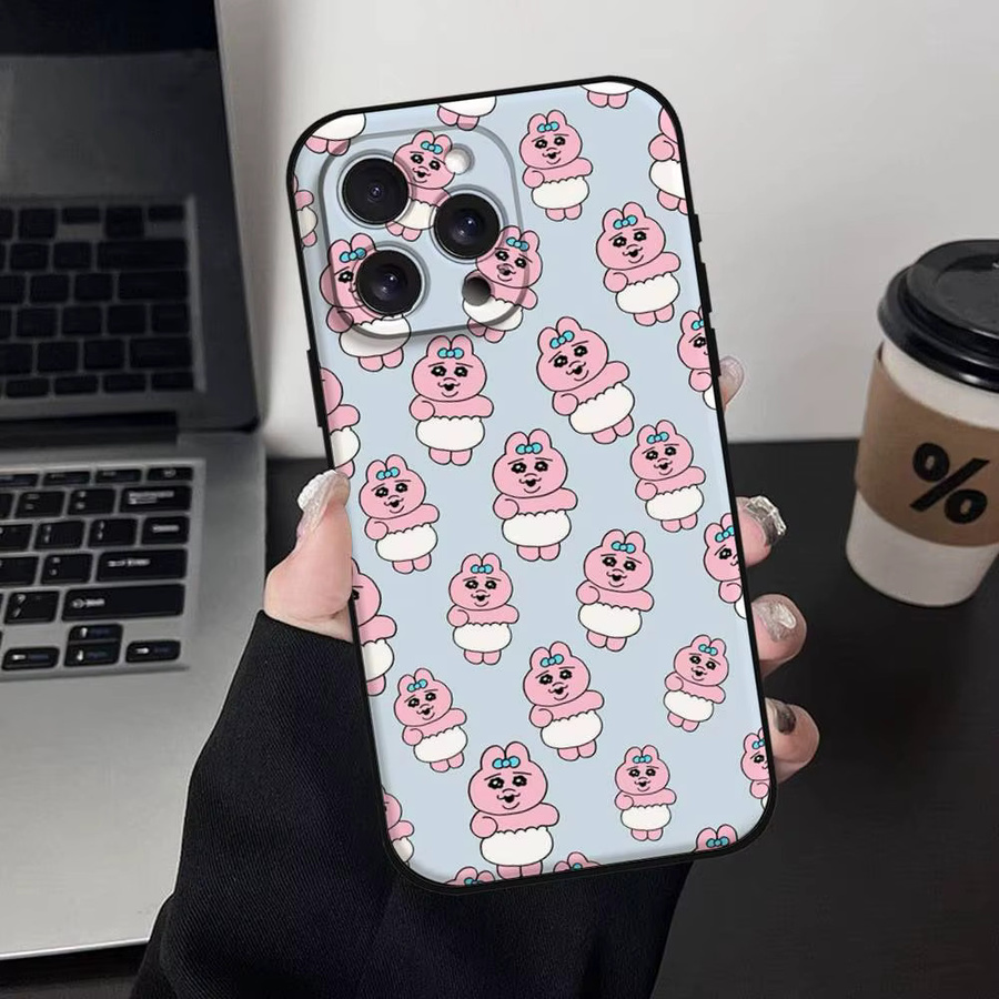 Mesuca O-Opanchu Usagi Handyhülle für iPhone 11 bis 17 Pro Max Plus Mini aus weichem TPU in Multicolour - Bild 6
