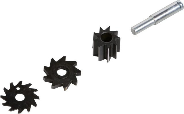 LUX-TOOLS Universalfräsersatz für Nuten, 4-teilig, Schwarz-Braun - Bild 1